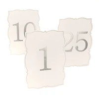 1-25 Ornate Silver Table Numbers by Celebrate It™