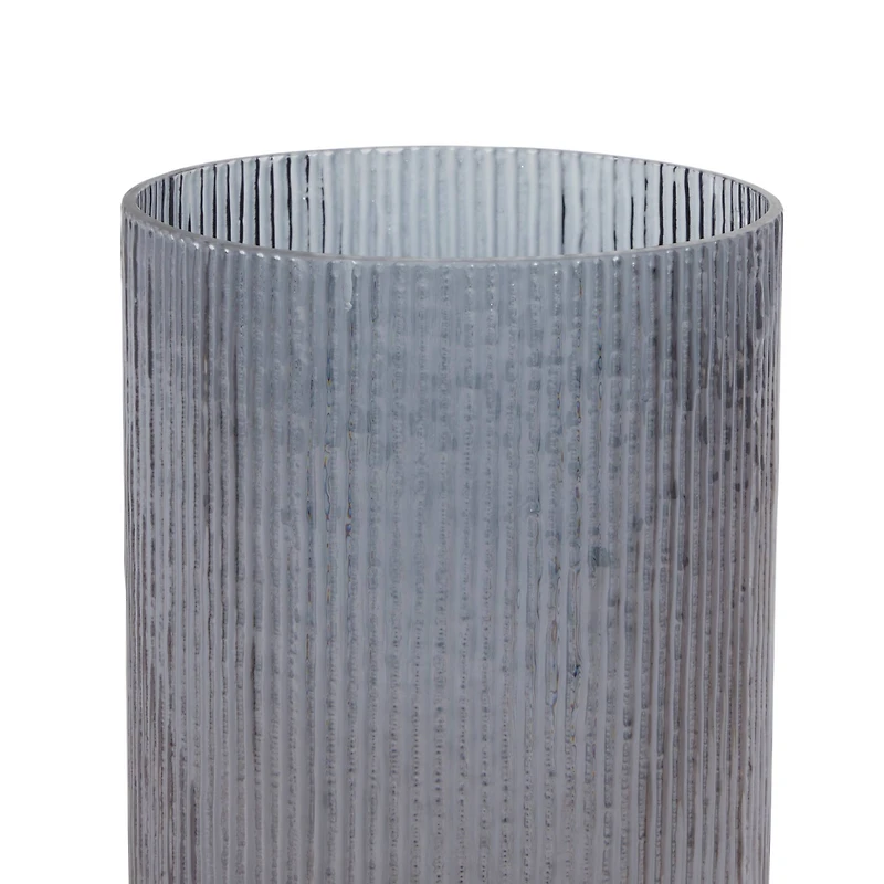 Set of 3 Clear Glass Traditional Candle Holder, 5", 7", 9"