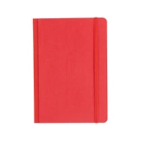 Fabriano® EcoQua Plus A5 Dotted Red Fabric-Bound Notebook