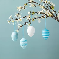 Glitzhome® Blue & Pink Easter Plastic Eggs, 24ct.