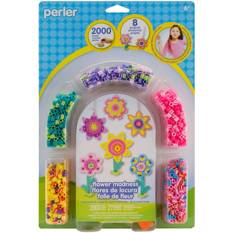 Perler™ Flower Madness Fused Bead Kit