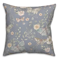 Butterflies Throw Pillow