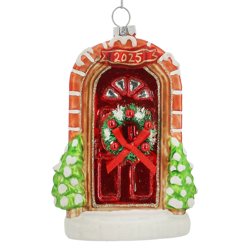 5" Christmas Door Glass Ornament by Ashland®