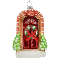 5" Christmas Door Glass Ornament by Ashland®