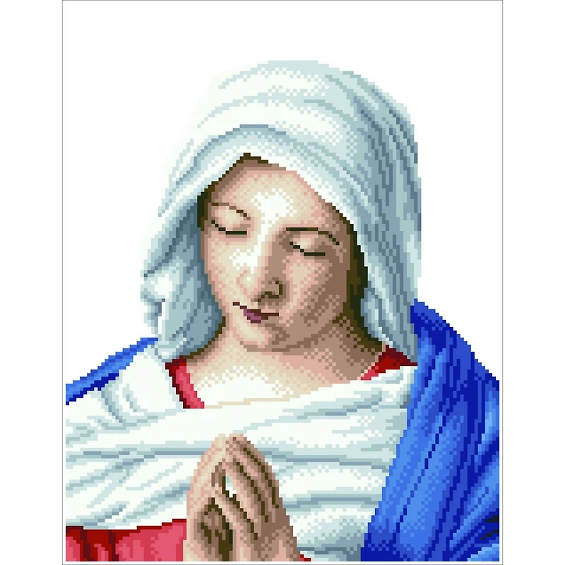 Diamond Dotz® The Virgin in Prayer Diamond Painting Kit