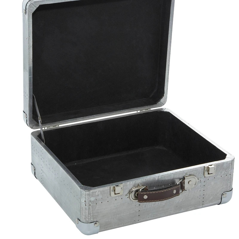 Silver Wood & Metal Farmhouse Box Set