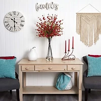 38" Red Giant Cherry Blossom Arrangement in Vase