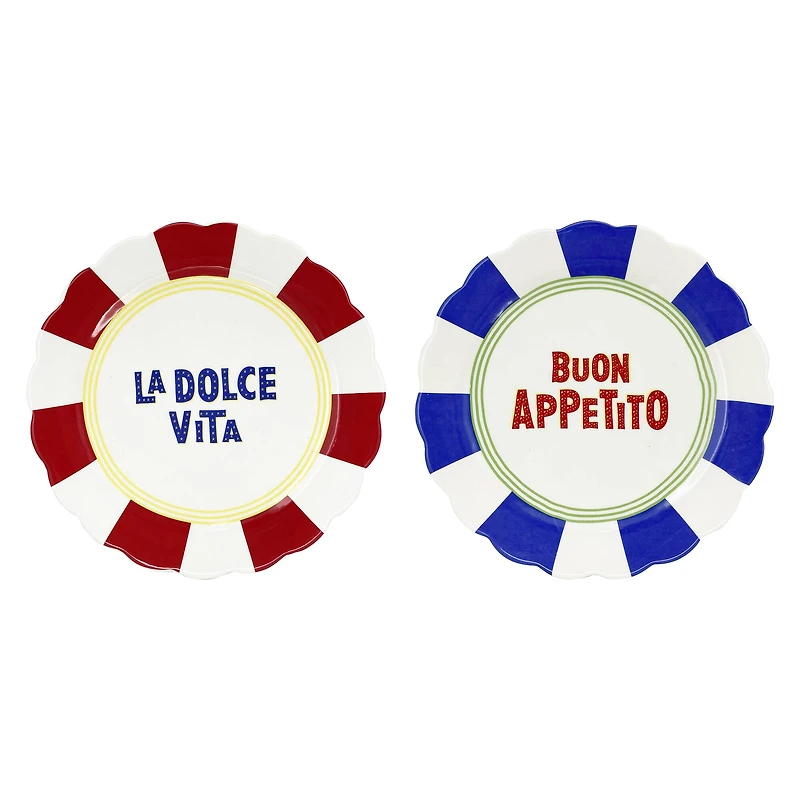 Assorted 8" Cermaic Plate by Ashland®, 1pc.