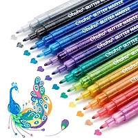 Ohuhu® Glitter Markers, 12ct.