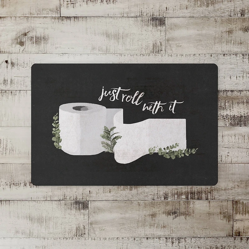 18" x 27" Just Roll with Toilet Paper Floor Mat