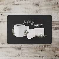 18" x 27" Just Roll with Toilet Paper Floor Mat