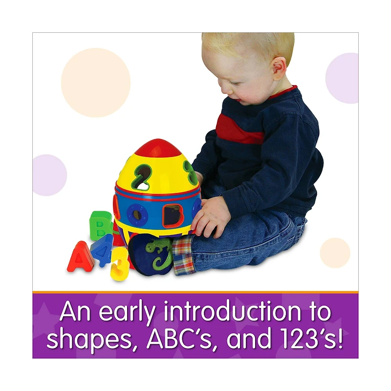 Early Learning - Rocket Shape Sorter