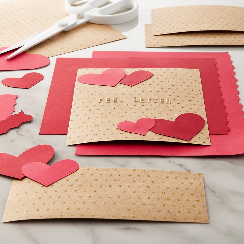 Gold & Kraft Dotted Paper by Recollections®, 12" x 12"