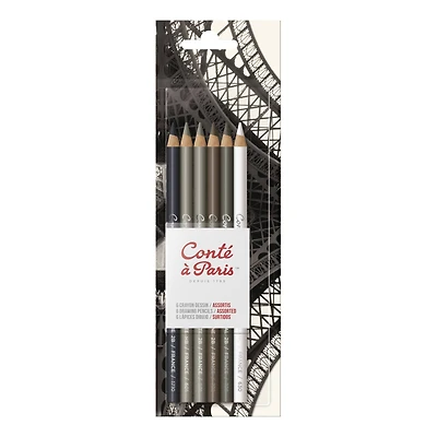 Conté à Paris™ 6 Color Graphic Sketching Pencil Set