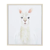 CosmoLiving by Cosmopolitan White Polystone French Country Framed Wall Art, 28" x 24"