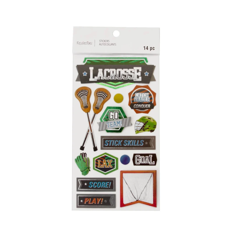 Lacrosse Stickers by Recollections™