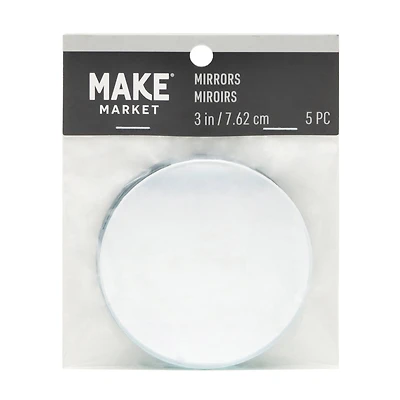 3" Round Mirrors, 5ct. by Make Market®