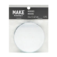 3" Round Mirrors, 5ct. by Make Market®