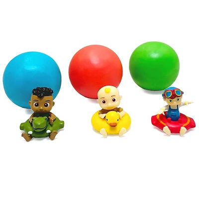 SOAPrize® Dino Cody, Ducky JJ, & Captain TomTom Kids Soap Balls with Toys