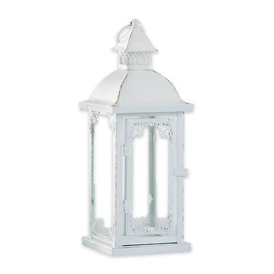 Kate Aspen® Medium Antique White Decorative Lantern
