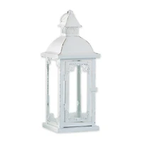Kate Aspen® Medium Antique White Decorative Lantern