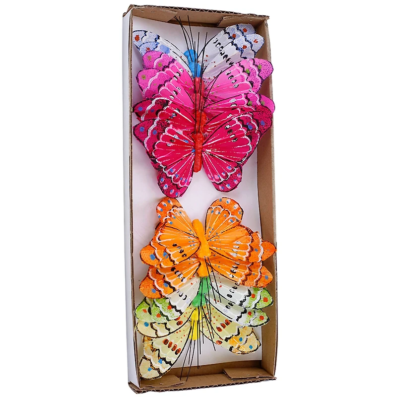 Reliant 4" Assorted Butterflies #3, 12ct.