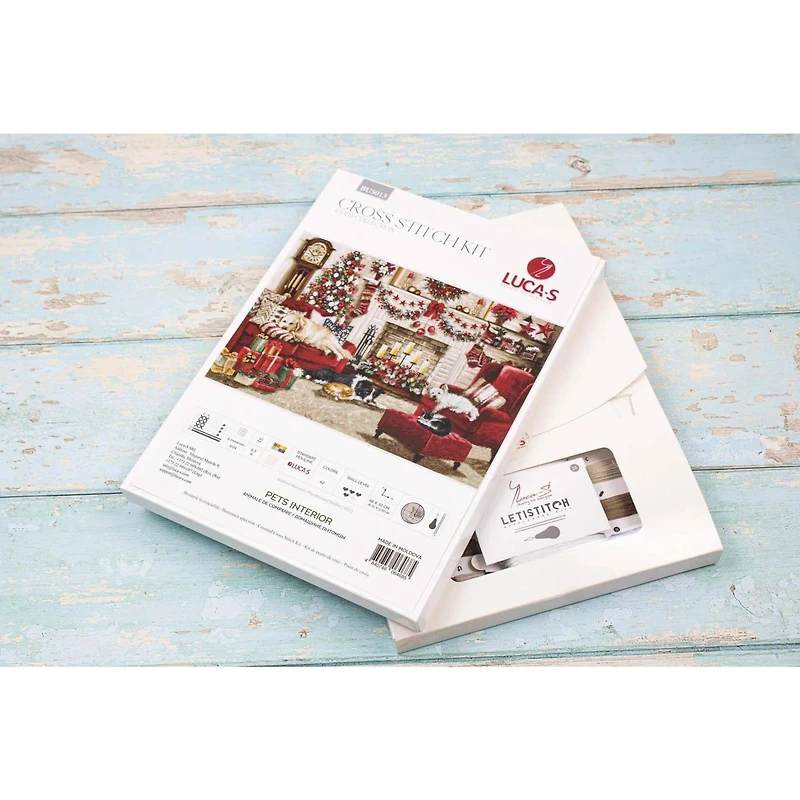 Luca-S Pets Interior Counted Cross Stitch Kit