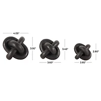 Geometric Knot Inspired Sculpture Set