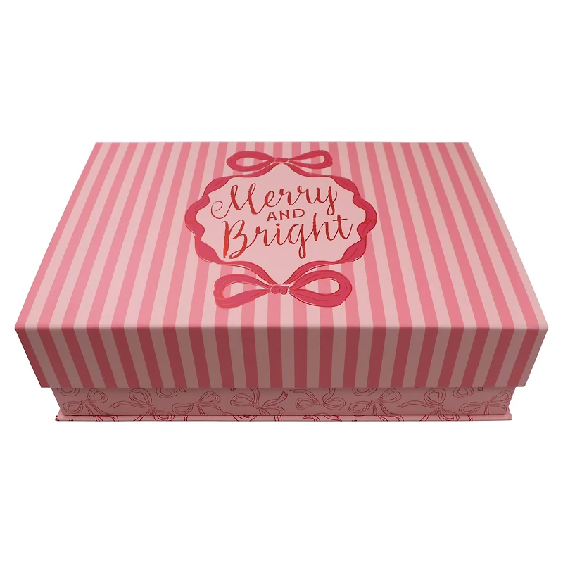 Medium Merry & Bright Decorative Box by Ashland®