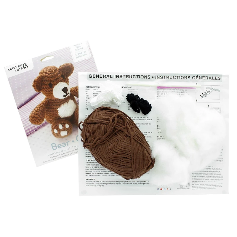 Leisure Arts® Make A Little Friend Bear Kit