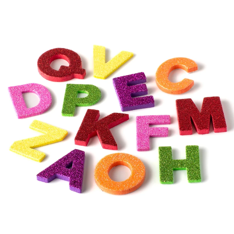 Creatology™ Foam Stickers, Glitter Alphabet