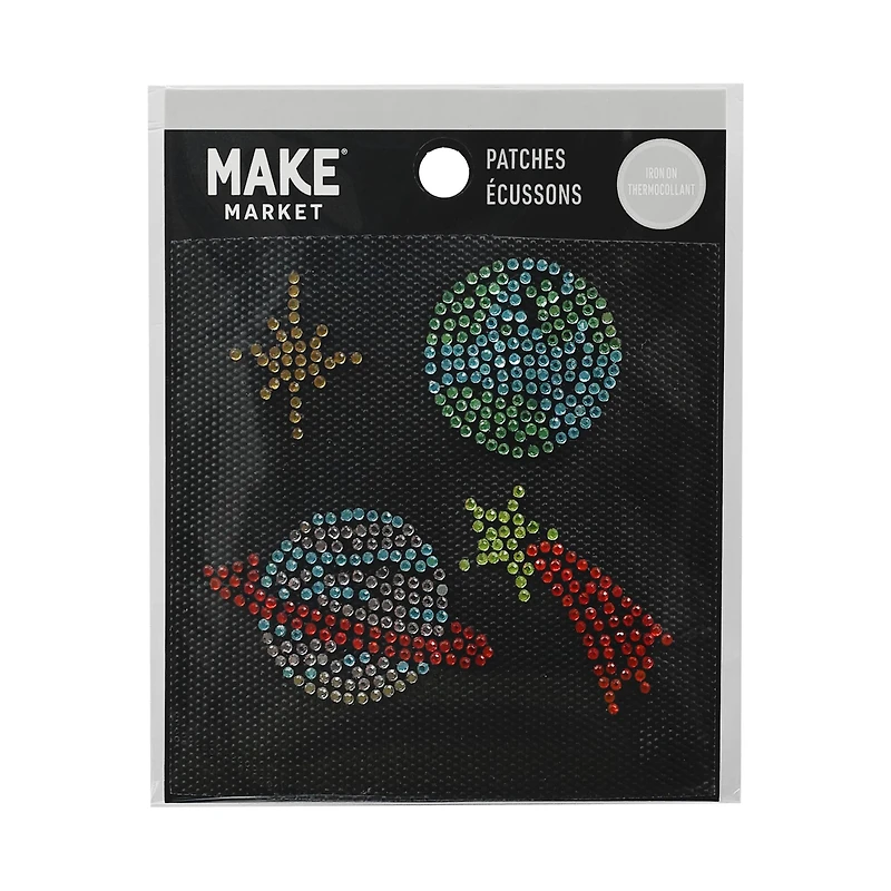 Rhinestone Space Iron On Patch Set by Make Market®