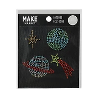 Rhinestone Space Iron On Patch Set by Make Market®
