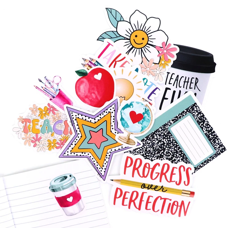 Vinyl Diecut Teacher Sticker Set by Recollections™