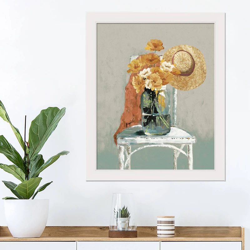 Warm Floral Still Framed Print