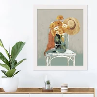 Warm Floral Still Framed Print