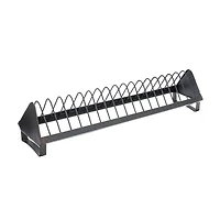 Hello Honey® 24" Distressed Black Rustic Farmhouse Metal Dish Rack