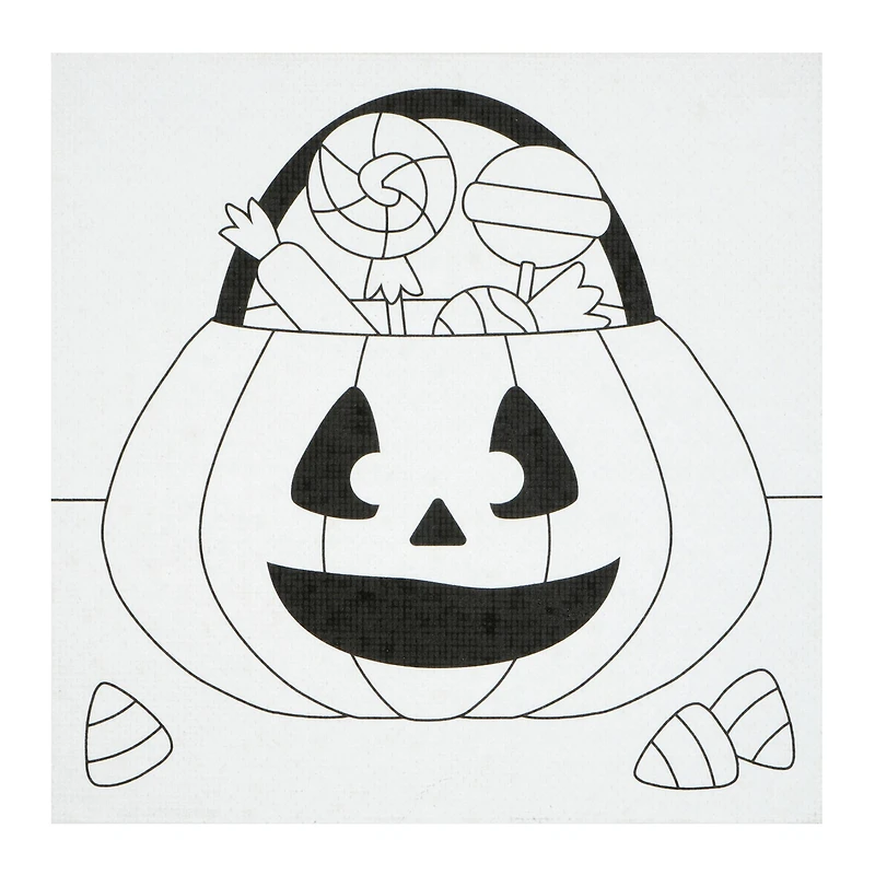Jack-o'-Lantern Basket Canvas Craft Kit by Creatology™