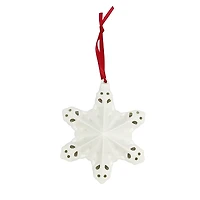 4.25" LED DIY Ceramic Snowflake Ornament by Make Market®