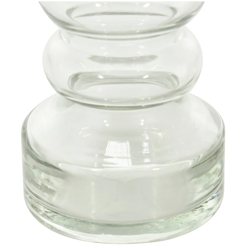 The Novogratz Clear Glass Candle Holder Set