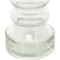 The Novogratz Clear Glass Candle Holder Set