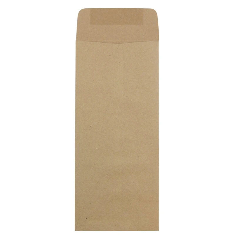 JAM Paper 5" x 11.5" Brown Kraft Policy Business Envelopes, 50ct.