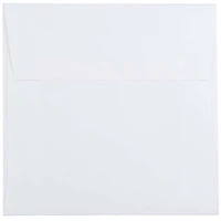 JAM Paper 5.5" x 5.5" White Square Invitation Envelopes