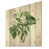 Designart - Tropical Green Leaves In Summer Times I
