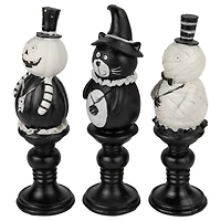 8" Halloween Candlestick Set