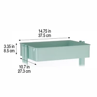 Lexington 3-Tier Rolling Cart by Simply Tidy