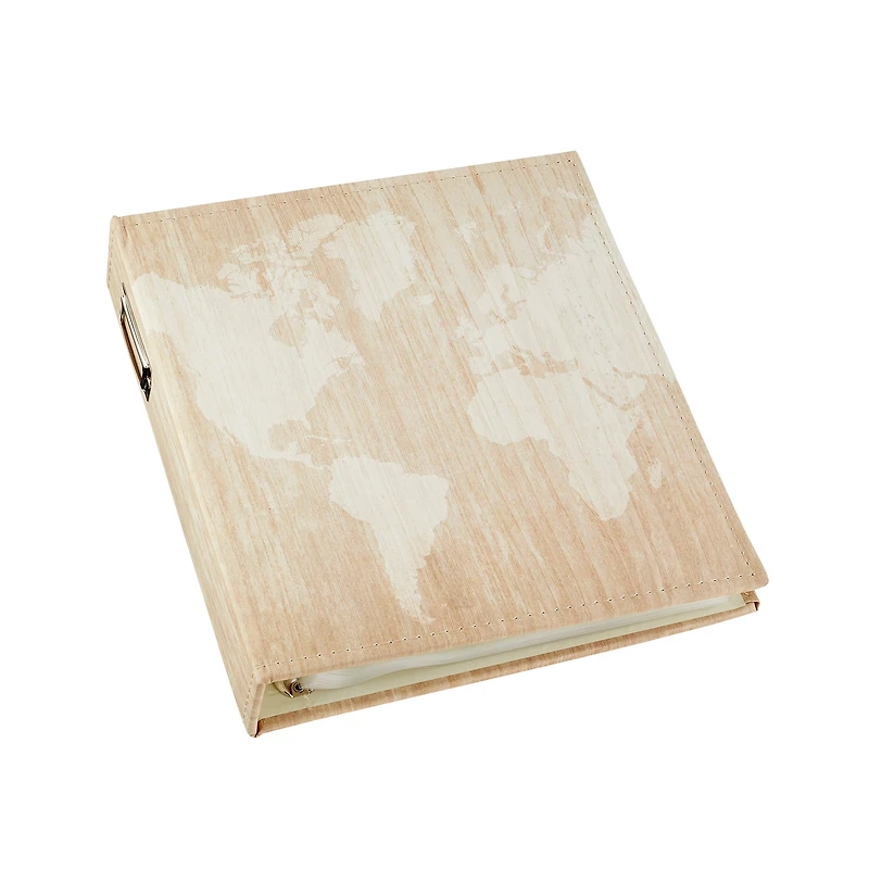Beige Map D-Ring Mega Scrapbook Album by Recollections®