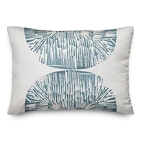 Abstract Shell Shape Throw Pillow