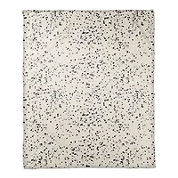 Monochromatic Dot Pattern 50" x 60" Coral Fleece Blanket