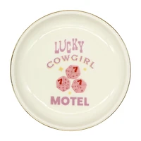 Assorted 4.25" Cowgirl Ceramic Trinket Dish by Fab Finds